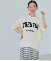 Vintage logo cotton long sleeve sweatshirt