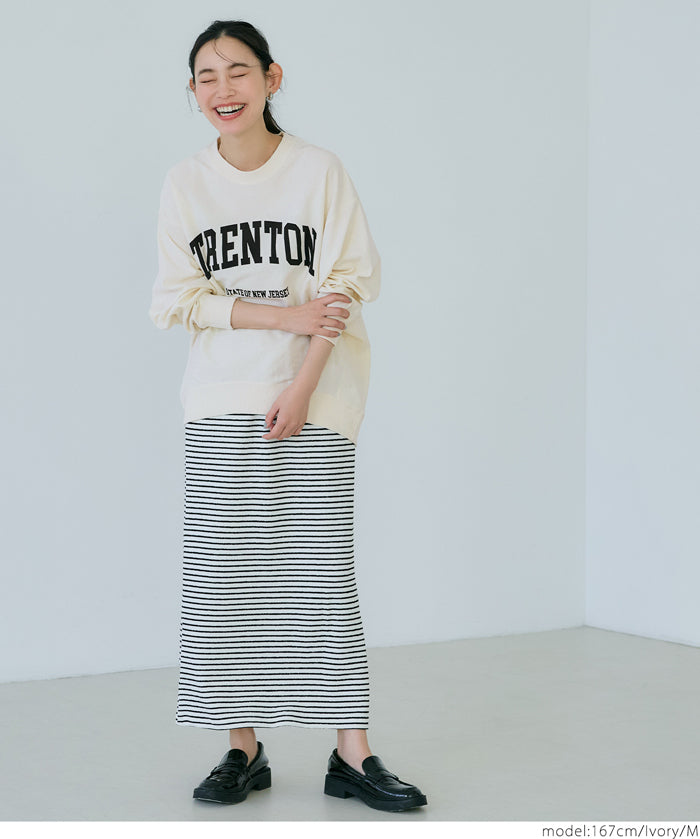 Vintage logo cotton long sleeve sweatshirt