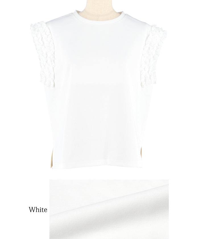 Elegant Japanese-style lace cuffs sleeveless vest