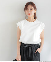 Elegant Japanese-style lace cuffs sleeveless vest