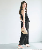 Willow Texture Double Layer Spaghetti Strap Dress