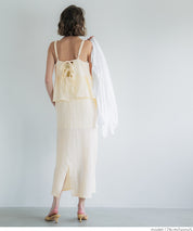 Willow Texture Double Layer Spaghetti Strap Dress