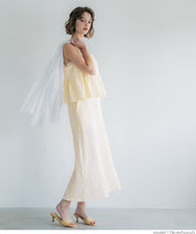 Willow Texture Double Layer Spaghetti Strap Dress