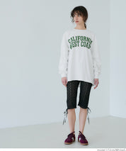 American LOGO round neck cotton long sleeve casual sweatshirt