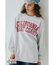 American LOGO round neck cotton long sleeve casual sweatshirt