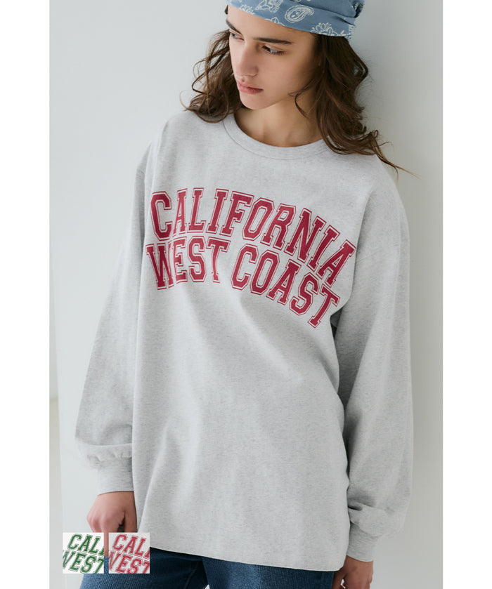 American LOGO round neck cotton long sleeve casual sweatshirt