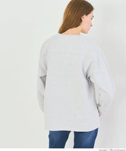 American LOGO round neck cotton long sleeve casual sweatshirt