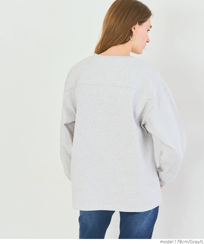 American LOGO round neck cotton long sleeve casual sweatshirt