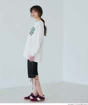 American LOGO round neck cotton long sleeve casual sweatshirt