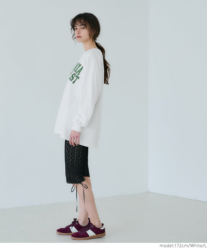 American LOGO round neck cotton long sleeve casual sweatshirt