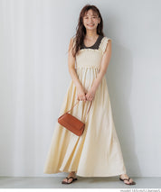 Willow pleated elastic ruffle dress with detachable shoulder straps