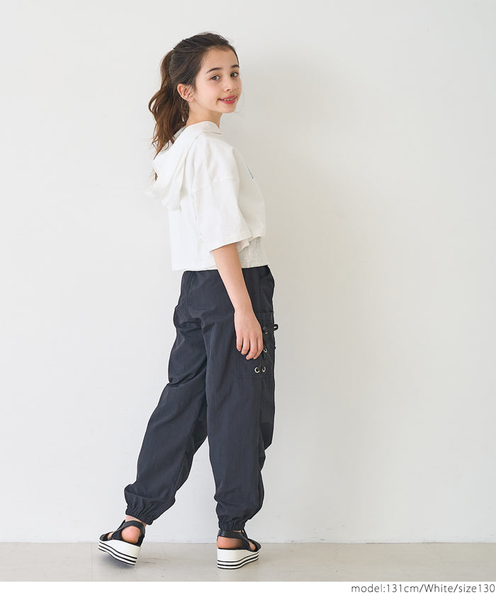 Children's two-piece short hoodie + vest