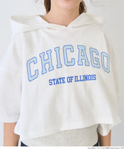 Children's two-piece short hoodie + vest