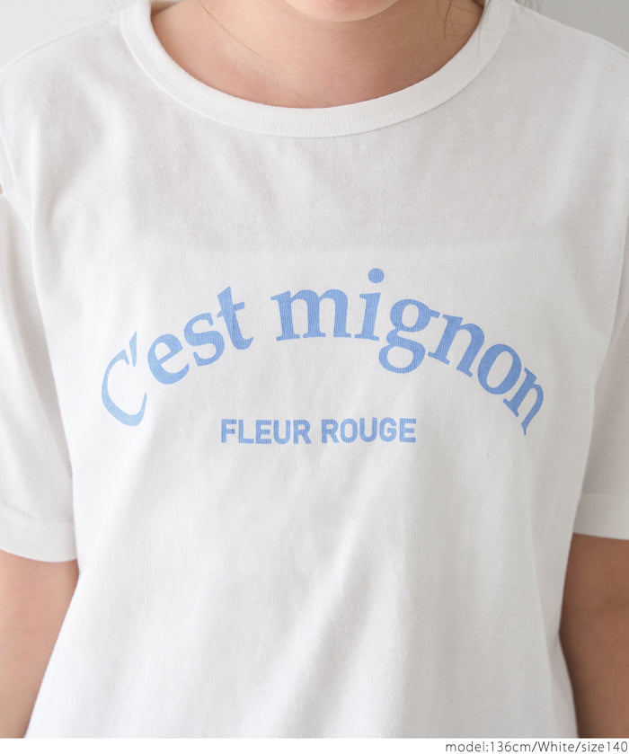 Children's off-shoulder top