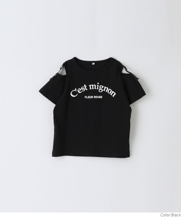 Children's off-shoulder top