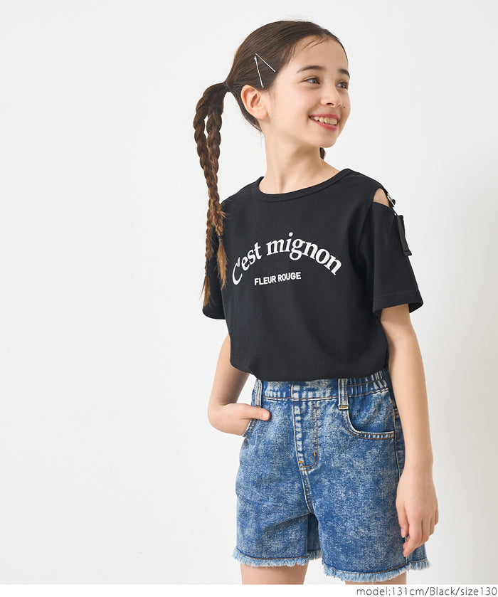 Children's off-shoulder top