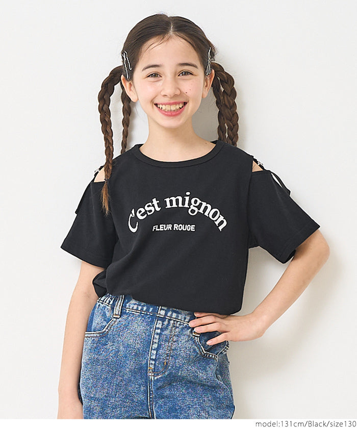 Children's off-shoulder top