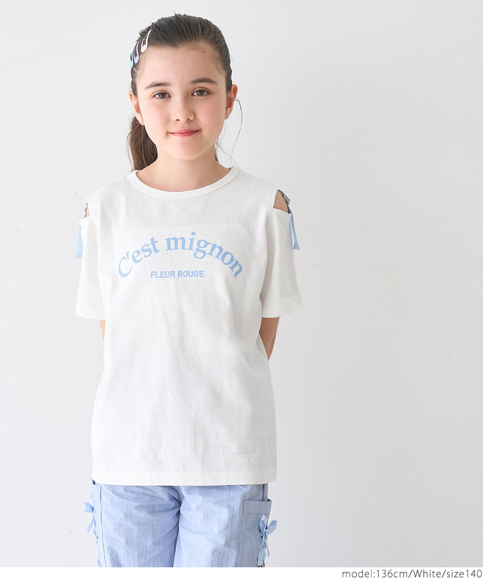 Children's off-shoulder top