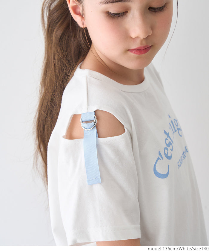 Children's off-shoulder top