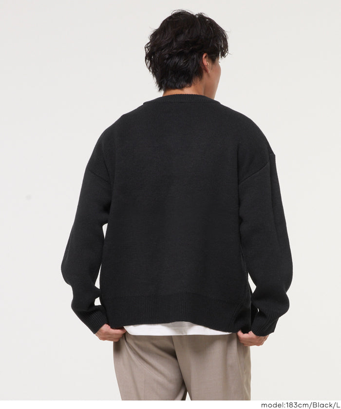 Men's solid fabric Japanese style V-neck Cardigans unisex