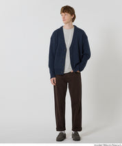 Men's solid fabric Japanese style V-neck Cardigans unisex