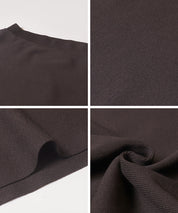 基礎百搭針織A字長裙