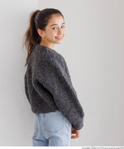 童裝圈圈紗羊毛日系圓領衫 親子裝