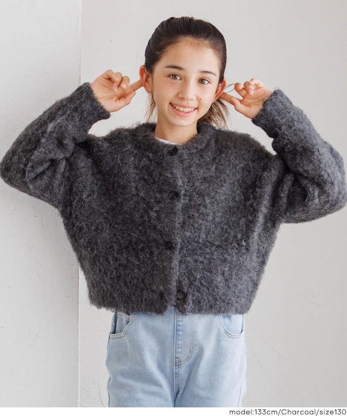 童裝圈圈紗羊毛日系圓領衫 親子裝