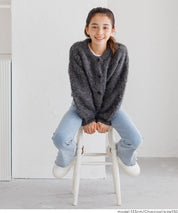 童裝圈圈紗羊毛日系圓領衫 親子裝