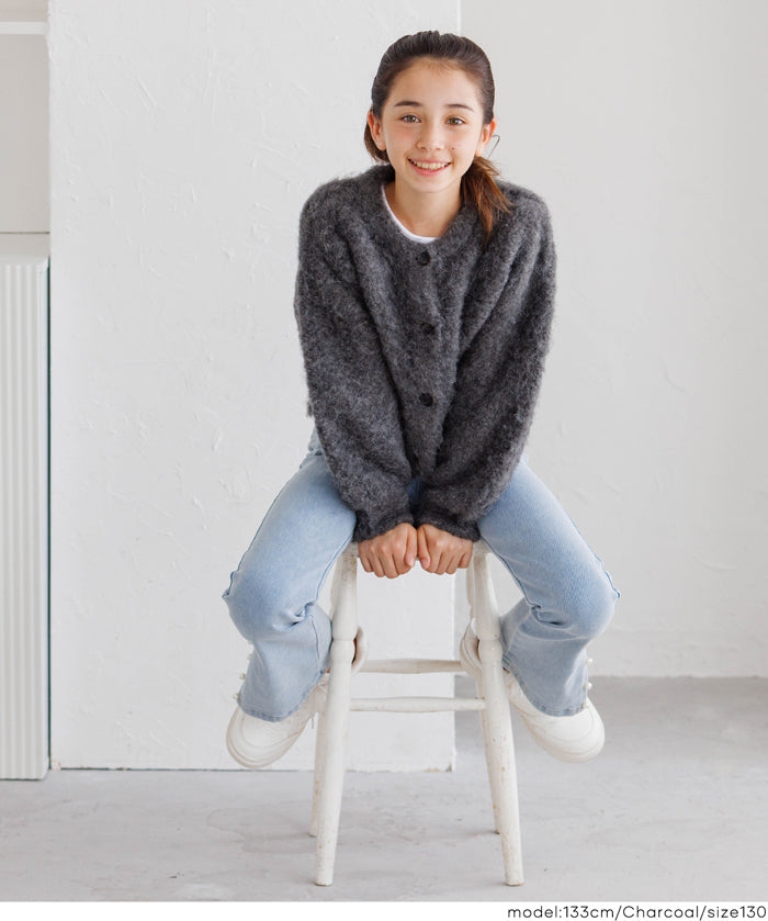 童裝圈圈紗羊毛日系圓領衫 親子裝