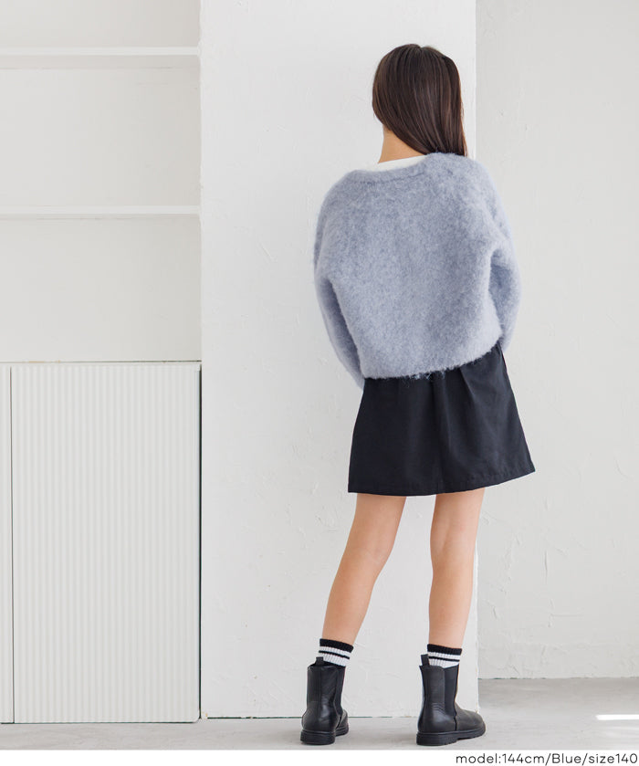 童裝圈圈紗羊毛日系圓領衫 親子裝