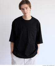 Men's cotton pocket shape basic short-sleeved T-shirt unisex