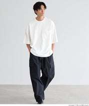 Men's cotton pocket shape basic short-sleeved T-shirt unisex