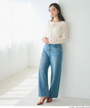 Sexy Lace Round Neck Blouse