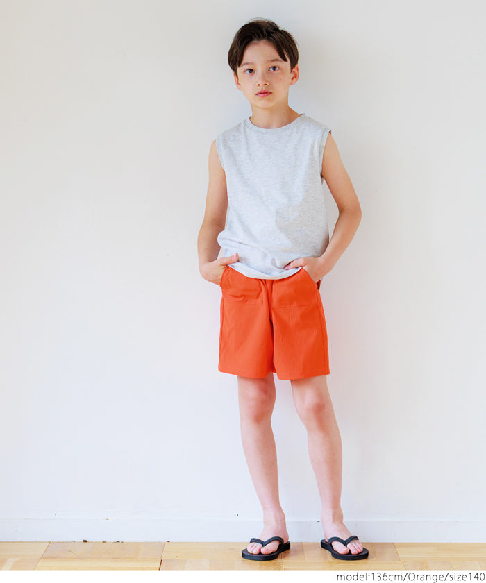 Kids Candy Color Breathable Shorts
