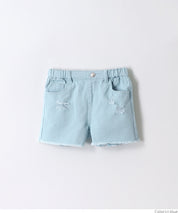 Children's clothing ripped color shorts