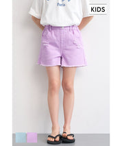 Children's clothing ripped color shorts