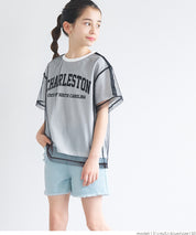 Children's clothing ripped color shorts
