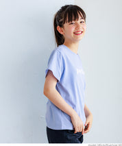 Children's clothing back basket empty heart short-sleeved top T-shirt