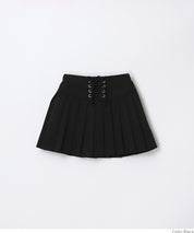 Children's pleated skirt with tie waist design