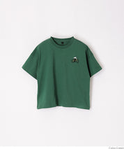 Children's embroidered short LOGO sleeve T-shirt