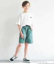 Children's embroidered short LOGO sleeve T-shirt