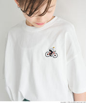 Children's embroidered short LOGO sleeve T-shirt
