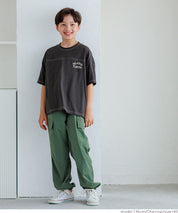 Kids' short-sleeved top with logo on the side