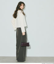 Ruffled ruffled bow tie jacket