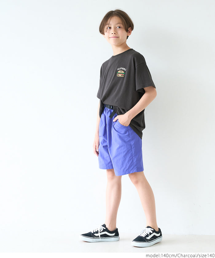 Children's clothing vitality printed LOGO short-sleeved T-shirt