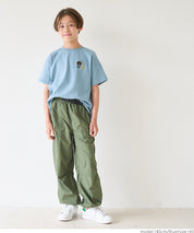 Children's clothing vitality printed LOGO short-sleeved T-shirt