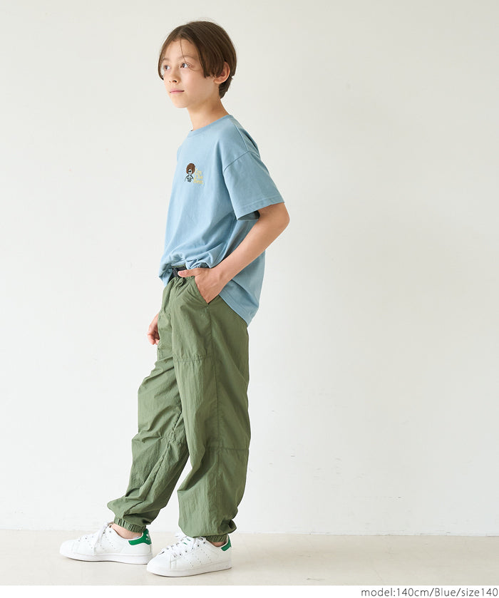 Children's clothing vitality printed LOGO short-sleeved T-shirt