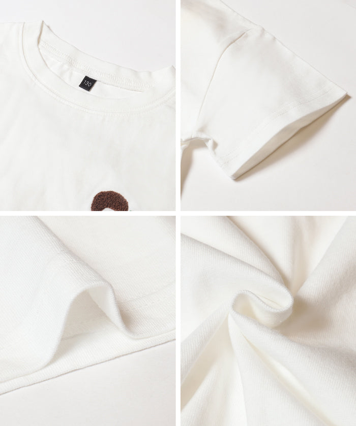 Children's clothing vitality printed LOGO short-sleeved T-shirt