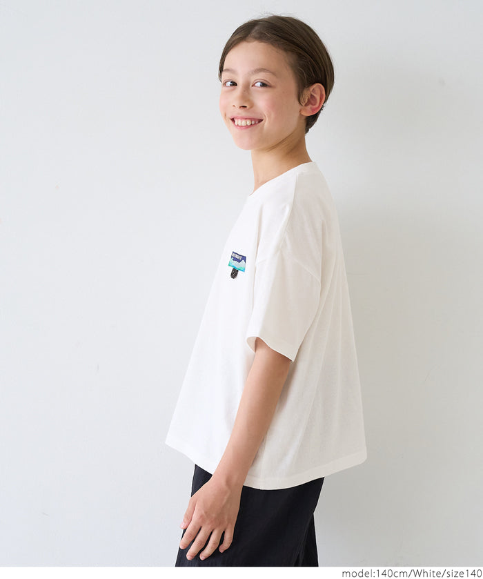 Children's printed short-sleeved T-shirt